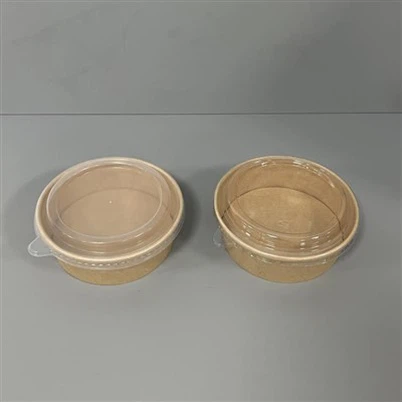 500ml 150mm Kahverengi Kraft Kağıt Kase